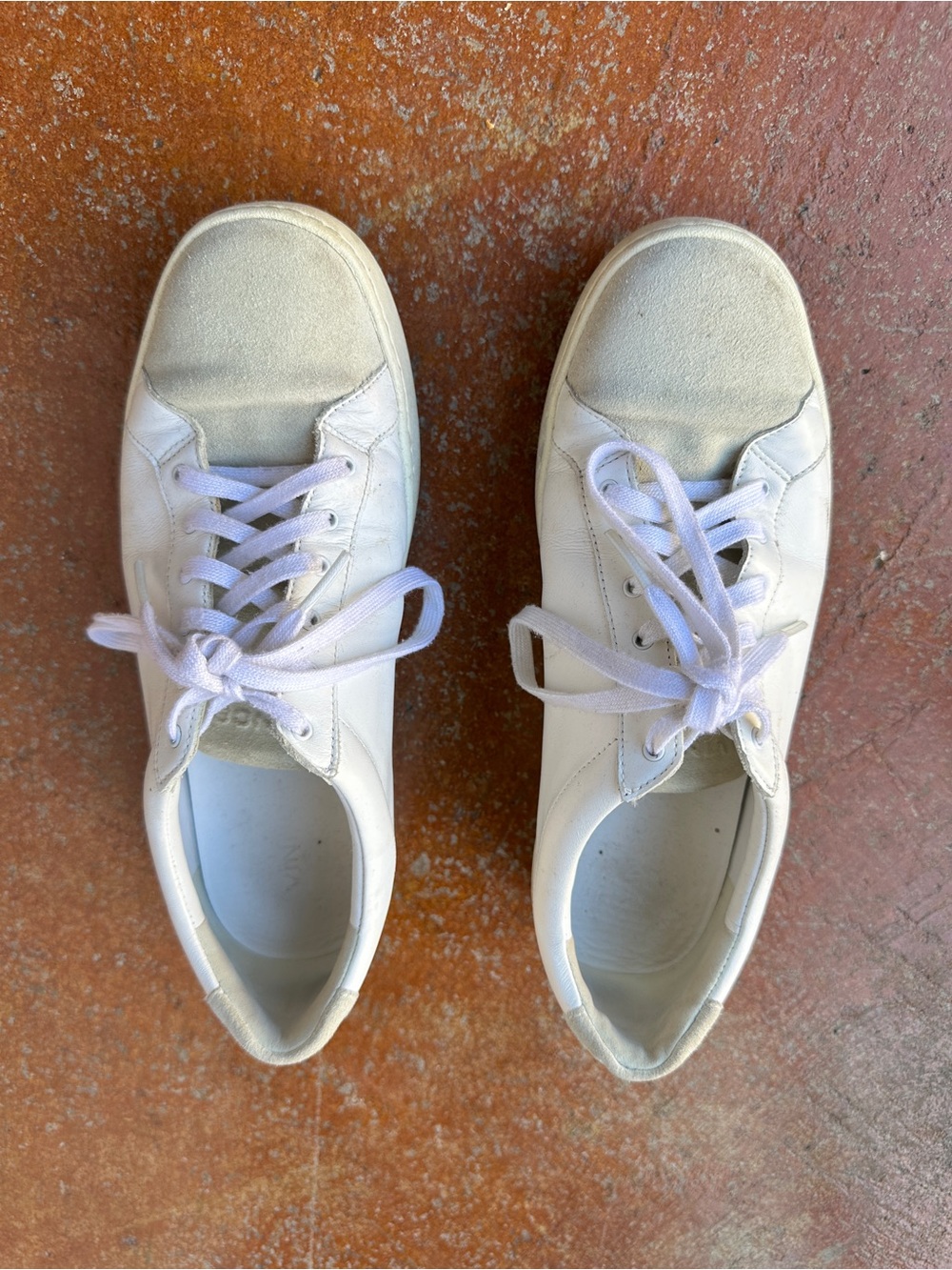 Vince White Casual Lace-Up Women's Sneakers